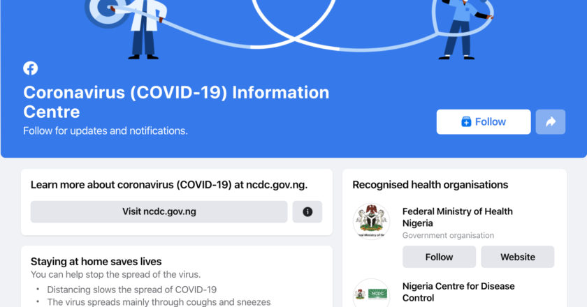 Coronavirus Information Centre in Nigeria